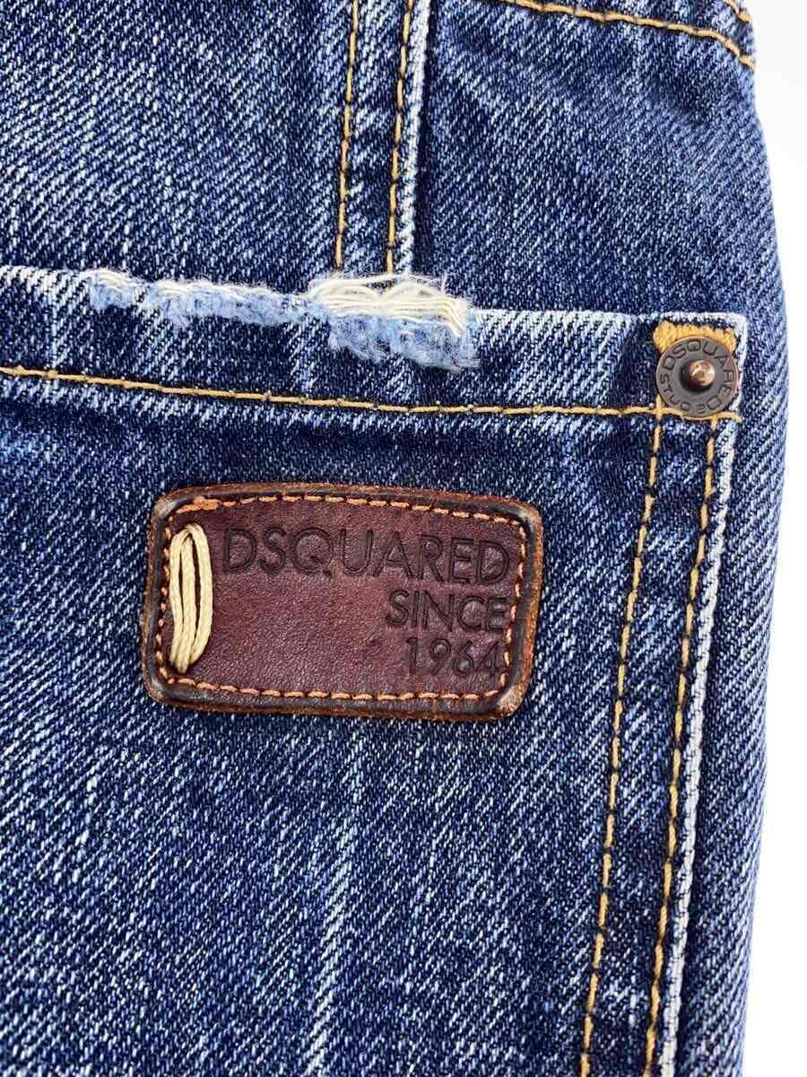 DSQUARED2◆ボトム/46/コットン/IDG/インディゴ/無地/S71LA0574_画像4