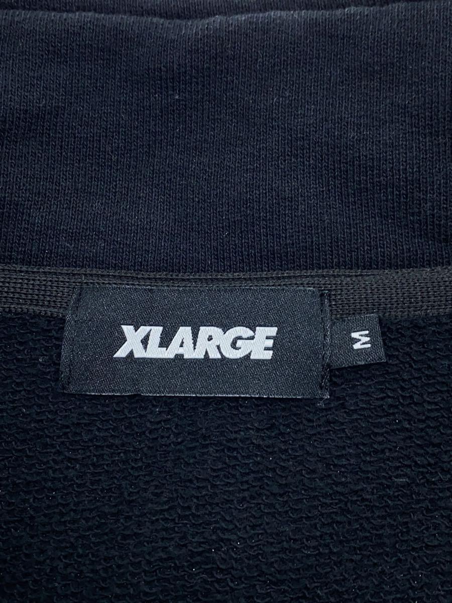 X-LARGE◆スウェット/M/コットン/BLK/101231012023/EMBROIDERED LOGO PIPING ZIP UP_画像3