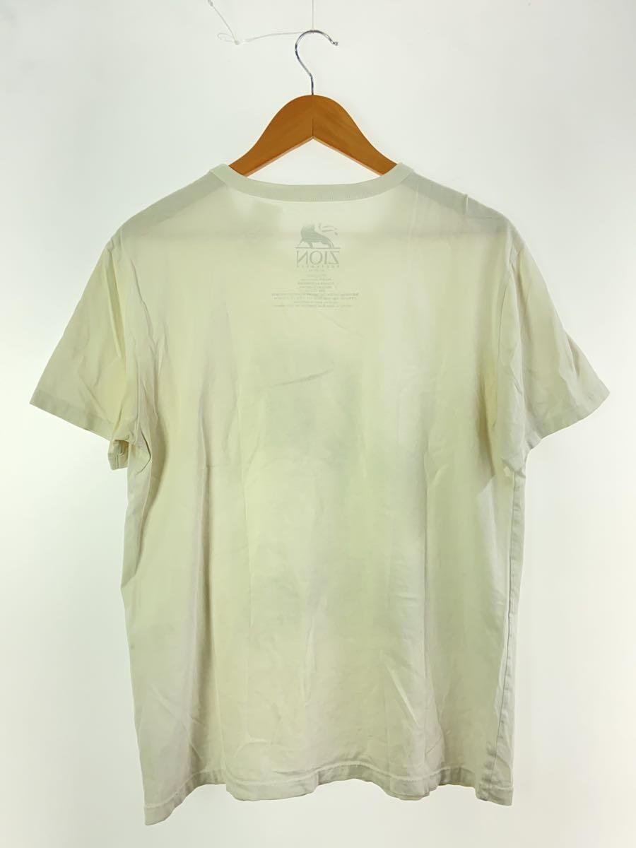 Zion◆Tシャツ/M/コットン/WHT/総柄/BOB MARLEY_画像2