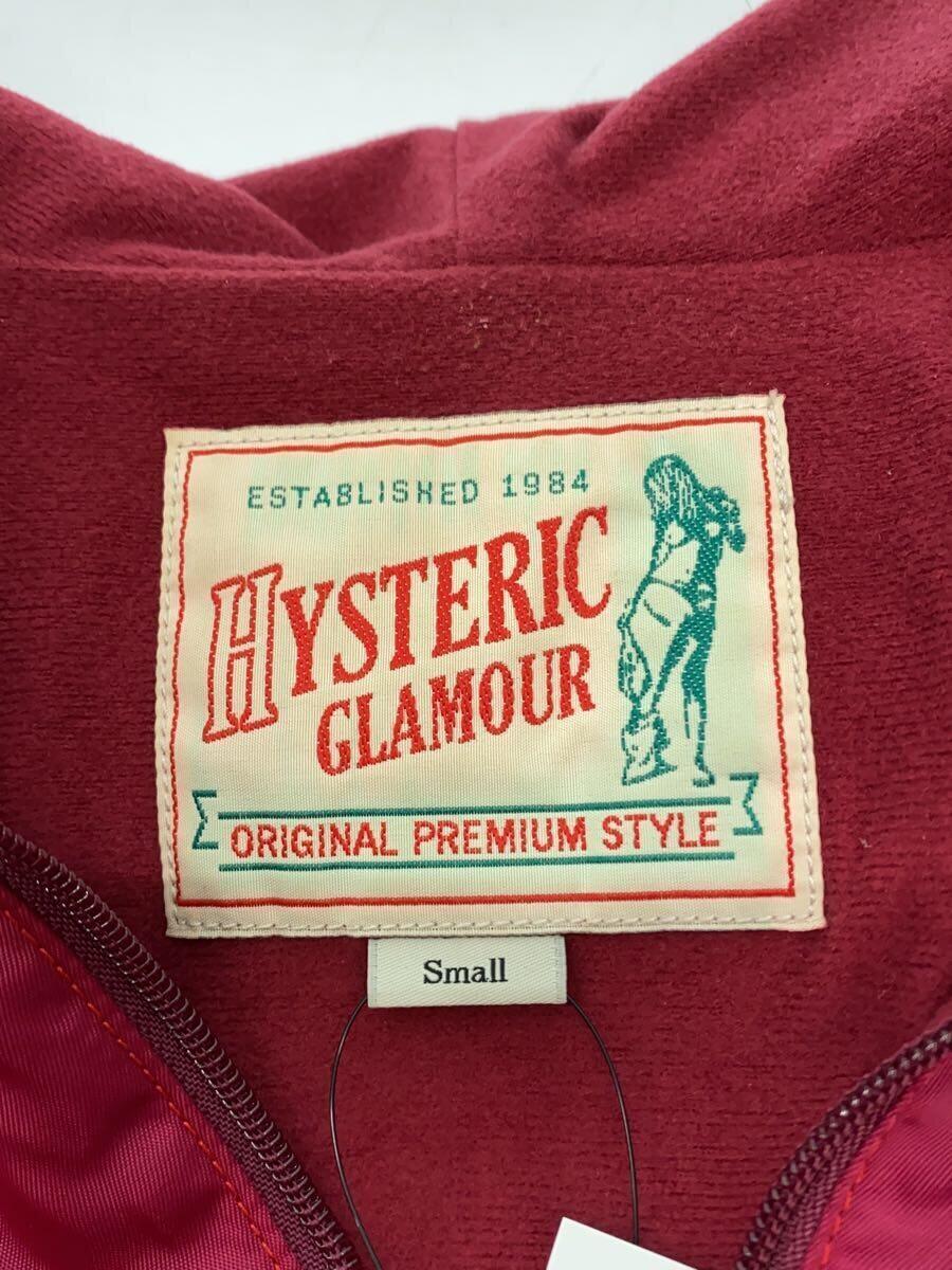 HYSTERIC GLAMOUR◆ハーフジップスタジアムジップパーカー/S/ナイロン/PNK/02173AB07_画像3