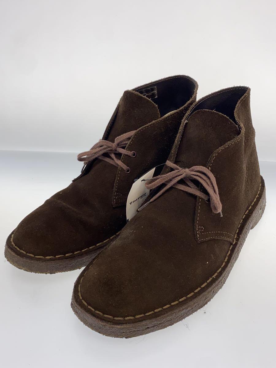 Clarks◆チャッカブーツ/US9.5/BRW/スウェード/31692/ORIGINALS/DESERT BOOT_画像2