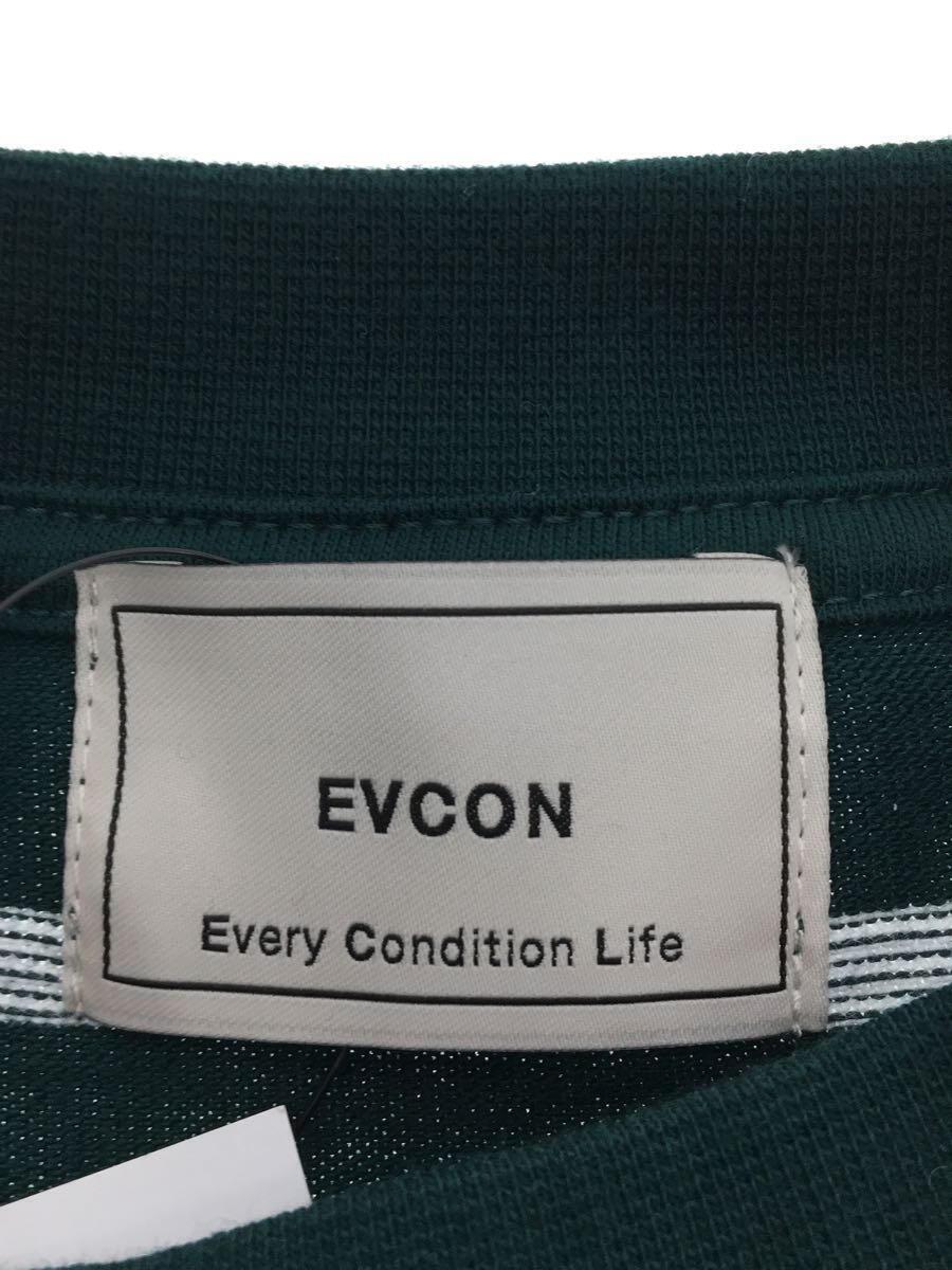 EVCON◆Tシャツ/3/コットン/GRN/ボーダー/231-91108//_画像3
