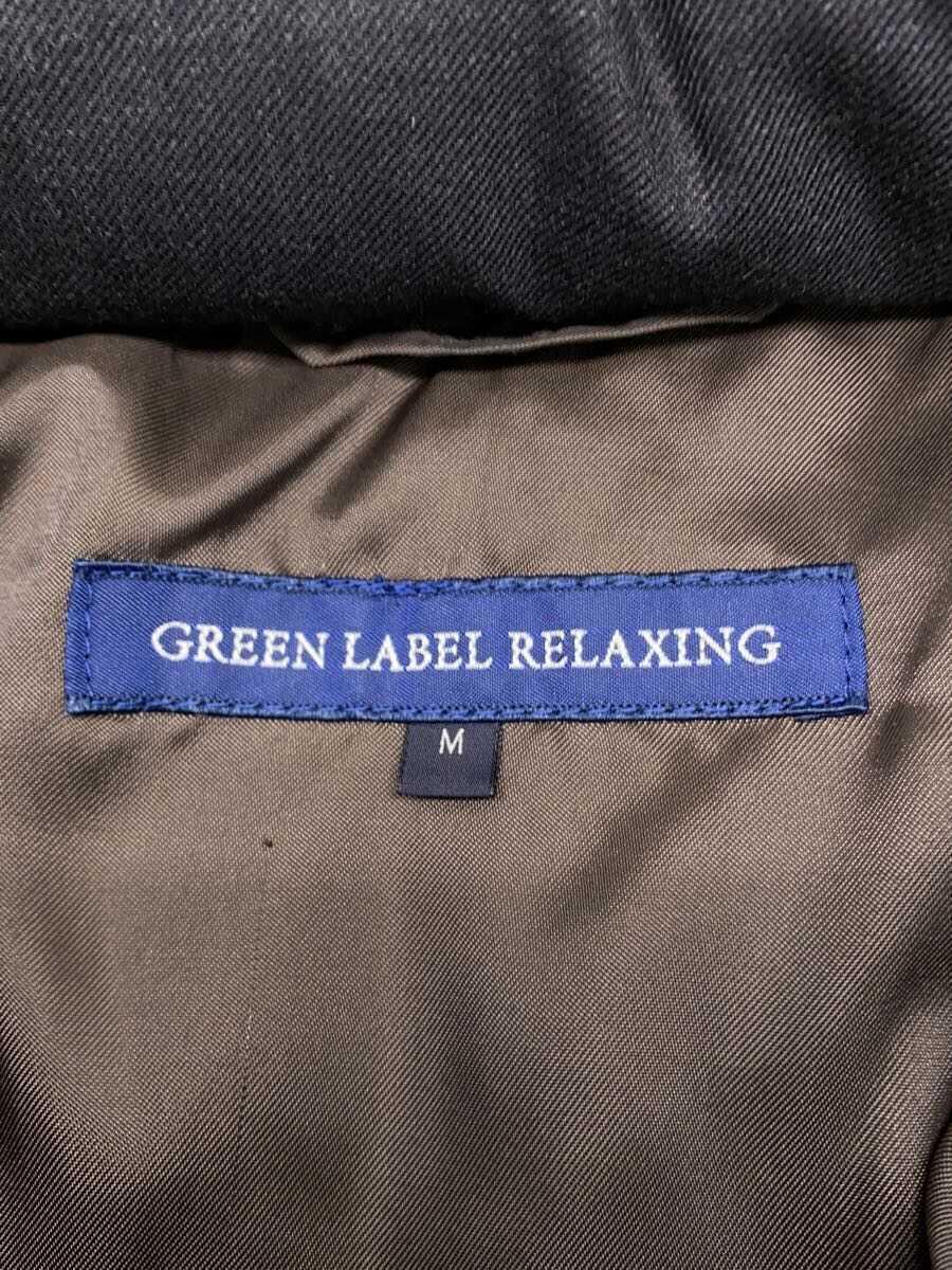 UNITED ARROWS green label relaxing◆ダウンジャケット/M/ウール/ブラック/無地/3225-149-1785_画像3