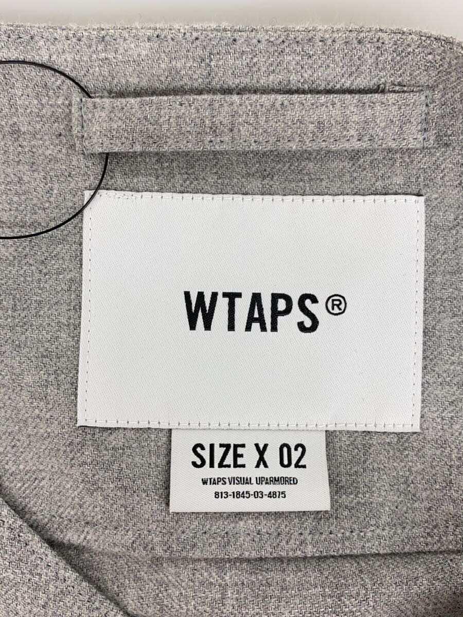 WTAPS◆半袖シャツ/M/コットン/GRY/231TQDT-SHM03_画像3