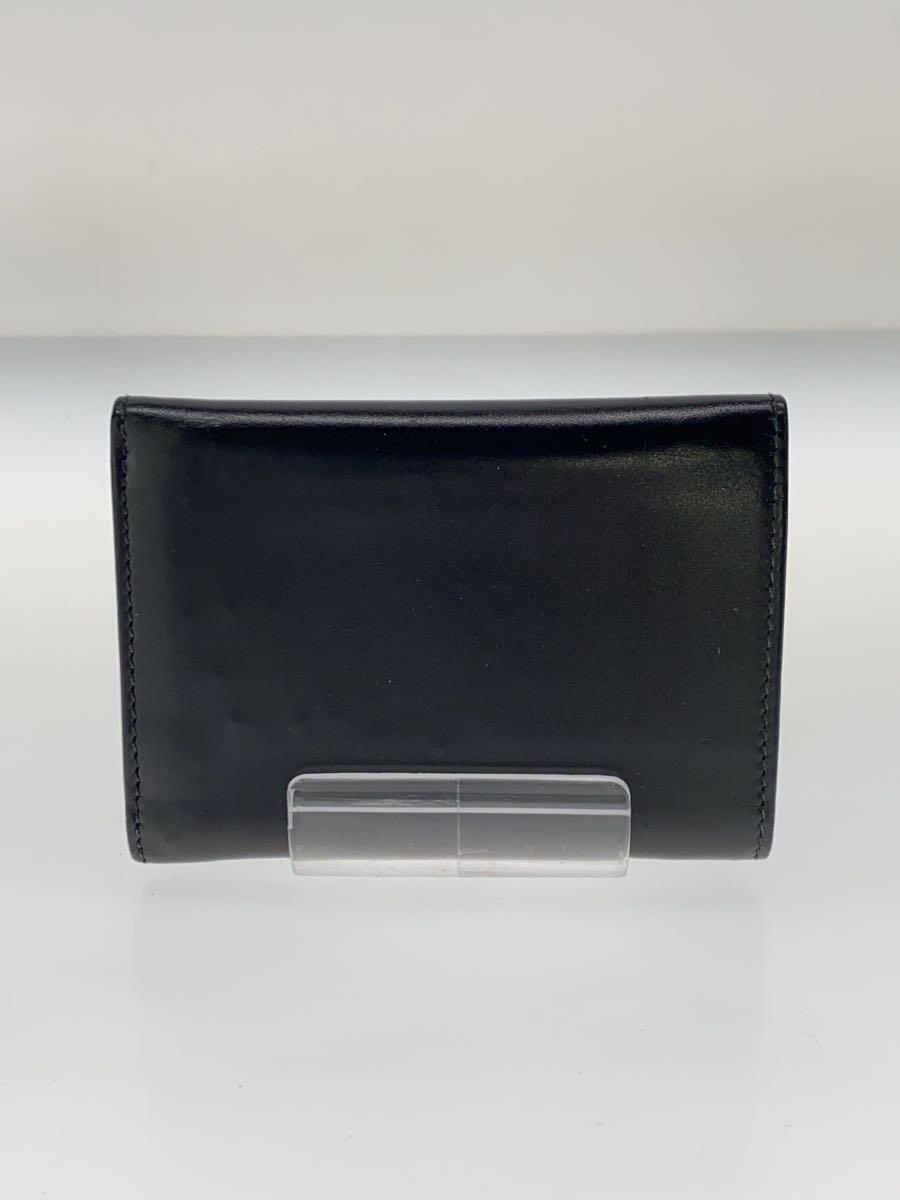 JIL SANDER◆3つ折り財布/レザー/BLK/レディース/ベビーウォレット/BABY WALLET/ロゴスレ有_画像2