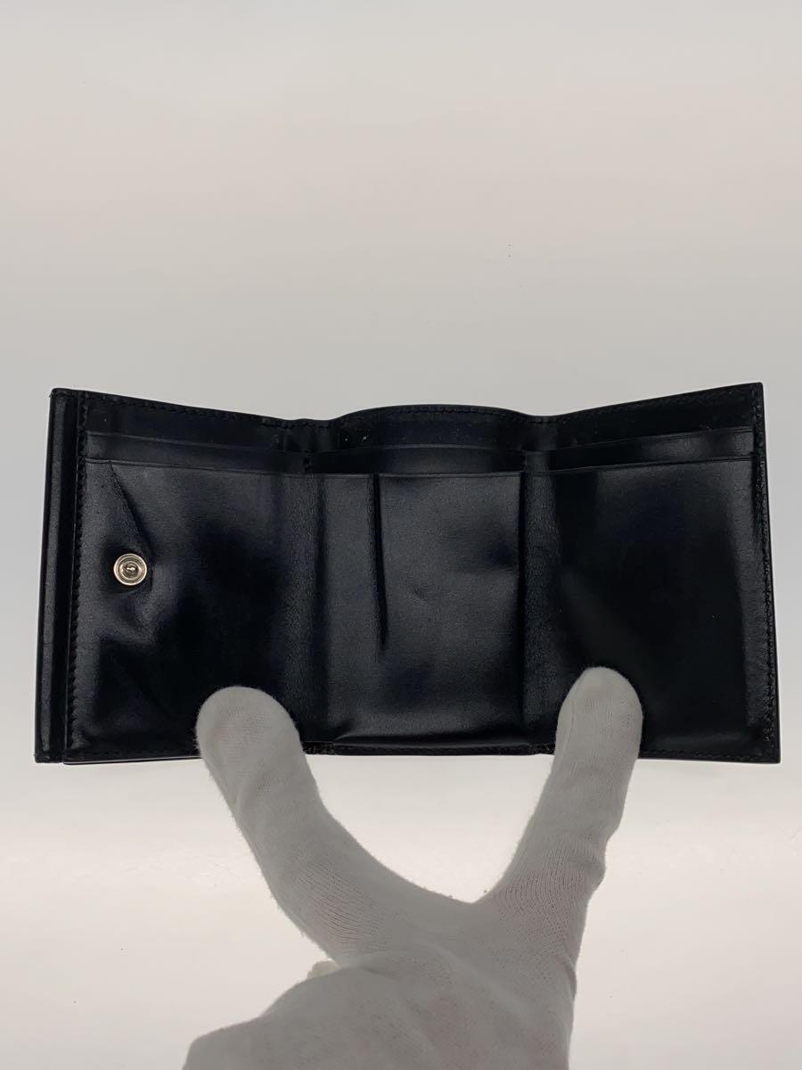 JIL SANDER◆3つ折り財布/レザー/BLK/レディース/ベビーウォレット/BABY WALLET/ロゴスレ有_画像4