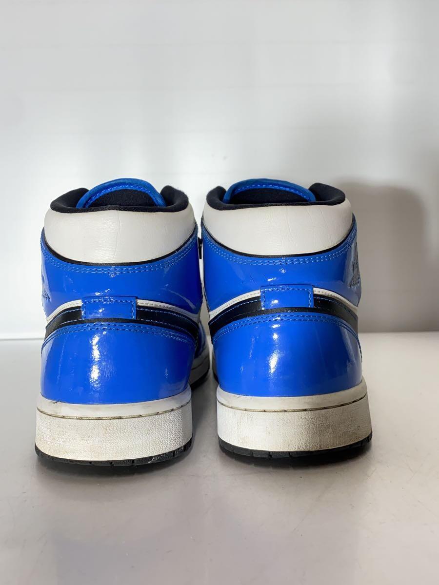 NIKE◆AIR JORDAN 1 MID SE_エアジョーダン 1 ミッド/27.5cm/BLU_画像6