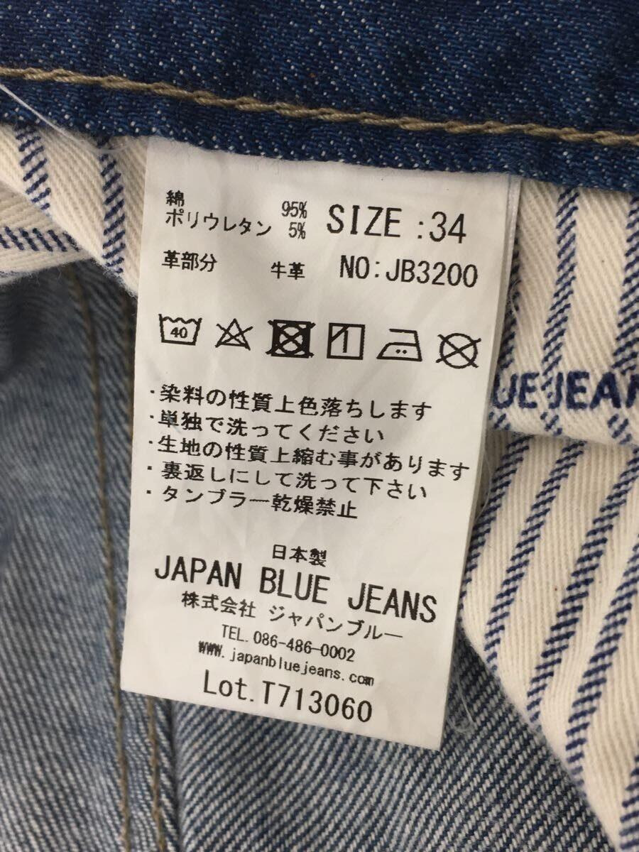 JAPAN BLUE JEANS◆ボトム/36/コットン/BLU/無地/JB3200//_画像5