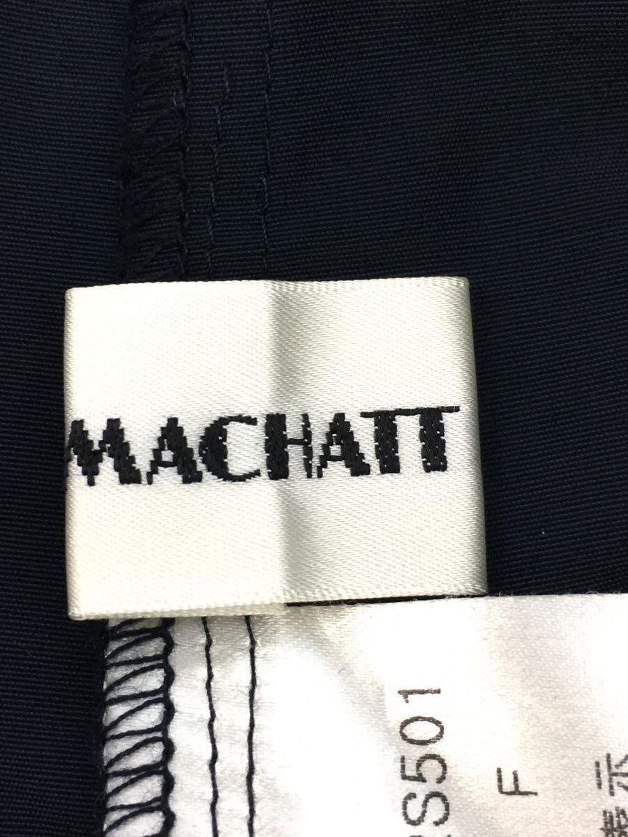 MACHATT◆半袖ブラウス/FREE/コットン/ネイビー/MCT22S501///_画像3