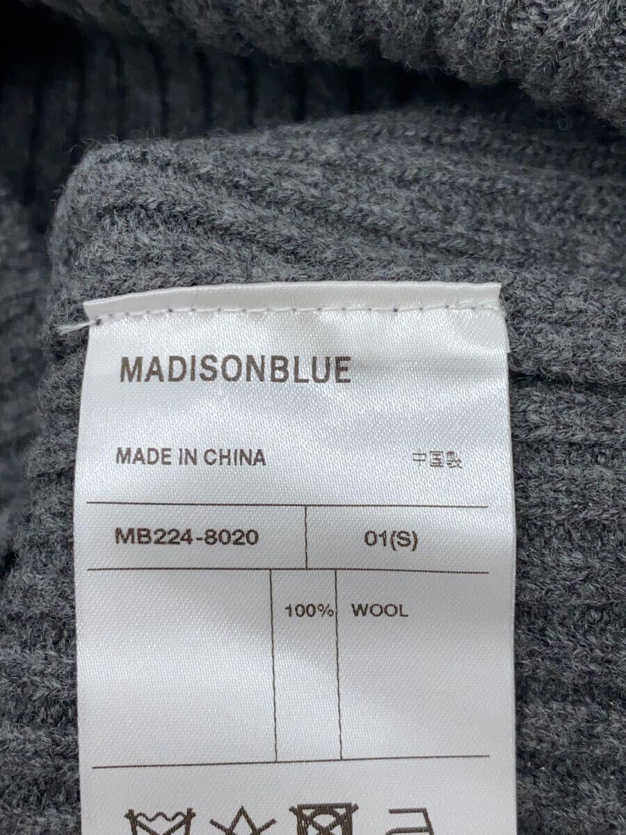 MADISONBLUE◆セーター(厚手)/S/ウール/GRY/MB224-8020//_画像4