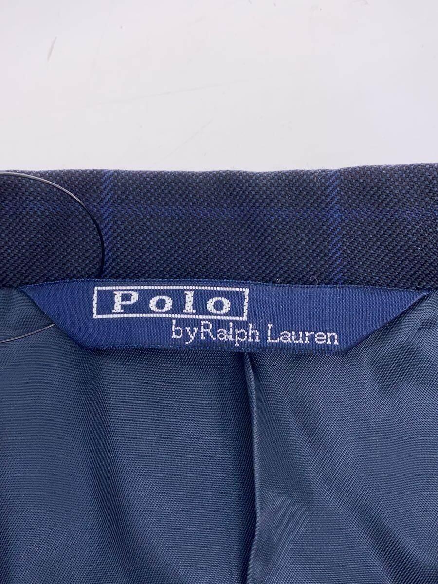 POLO RALPH LAUREN◆スーツ/-/ウール/NVY/チェック//_画像3