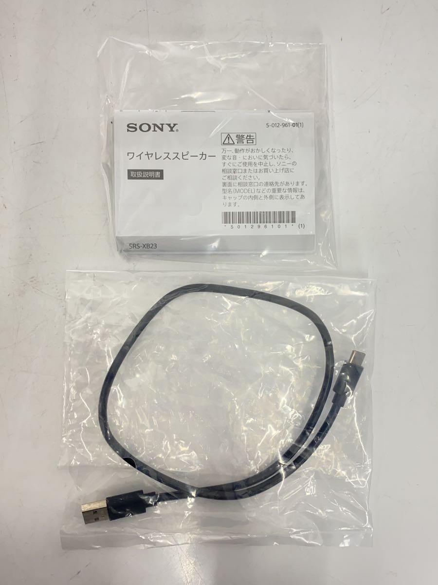 SONY◆Bluetoothスピーカー SRS-XB23(B)_画像6