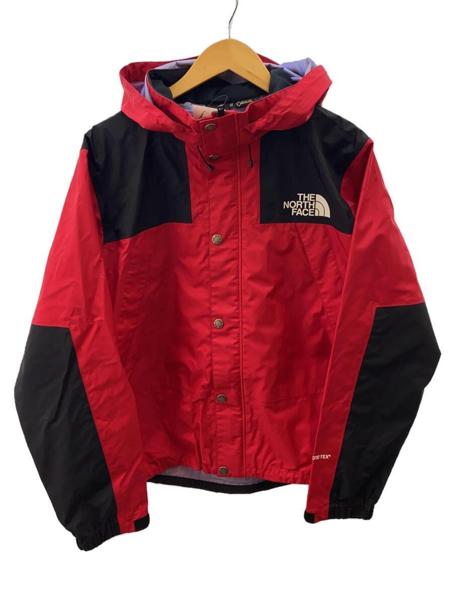 THE NORTH FACE◆MT RAINTEX JKT_マウンテンレインテックスジャケット/XL/ナイロン/RED/無地_画像1