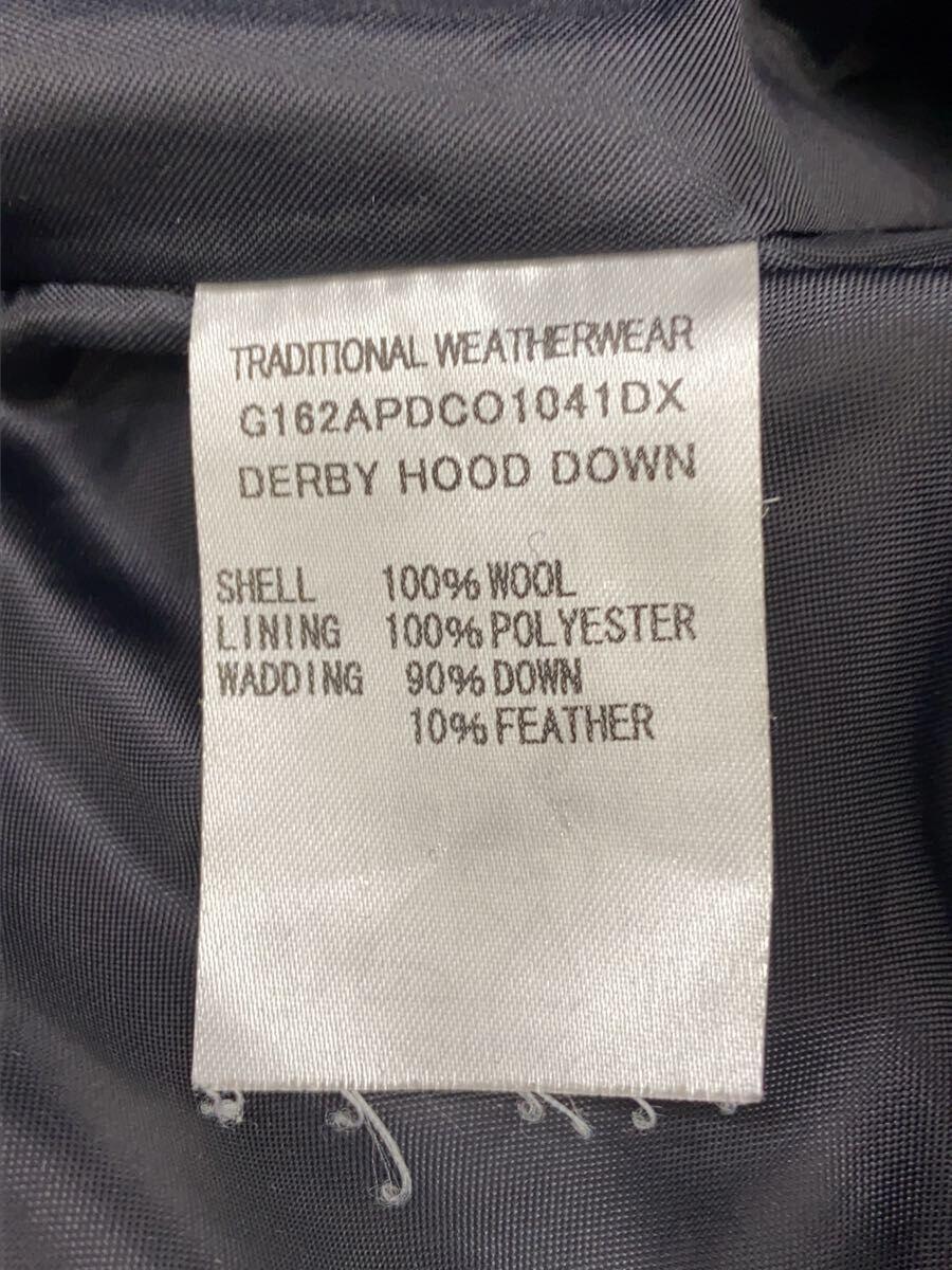 Traditional Weatherwear◆Traditional Weatherwear◆ダウンジャケット/40/ウール/ネイビー/G1…_画像4