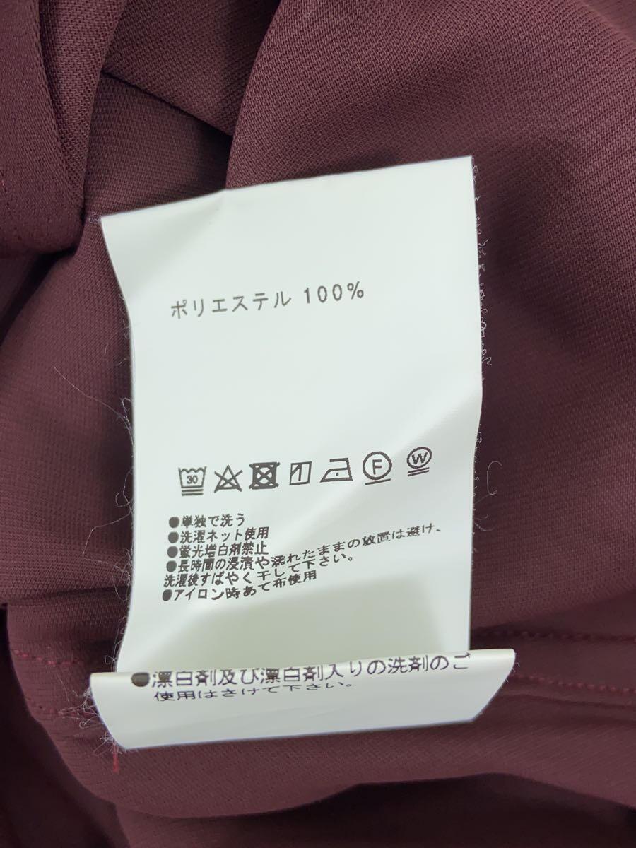 UNITED TOKYO◆半袖シャツ/1/ポリエステル/BRD/407102011/サテンオープンカラーシャツ_画像5