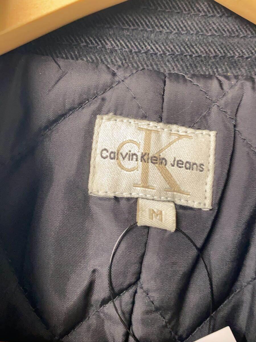 Calvin Klein◆コート/M/-/BLK/無地_画像3