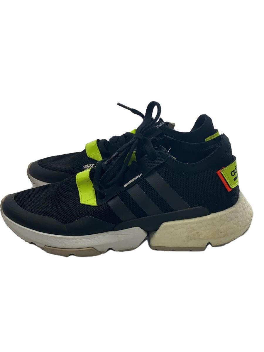 adidas◆POD-S3.1/警備員/コアブラック/ソーラーイエロー/ローカットスニーカー/28.5cm/BD7693_画像1