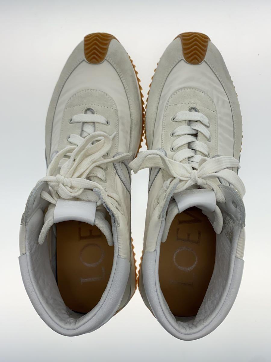 LOEWE◆ハイカットスニーカー/42/WHT/スウェード/590322_画像3