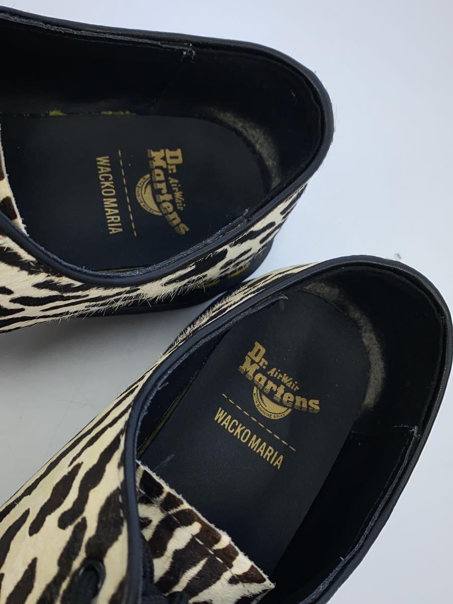 Dr.Martens◆Tiger Camo Hair/3ホールシューズ/UK7/WHT×ブラック_画像9