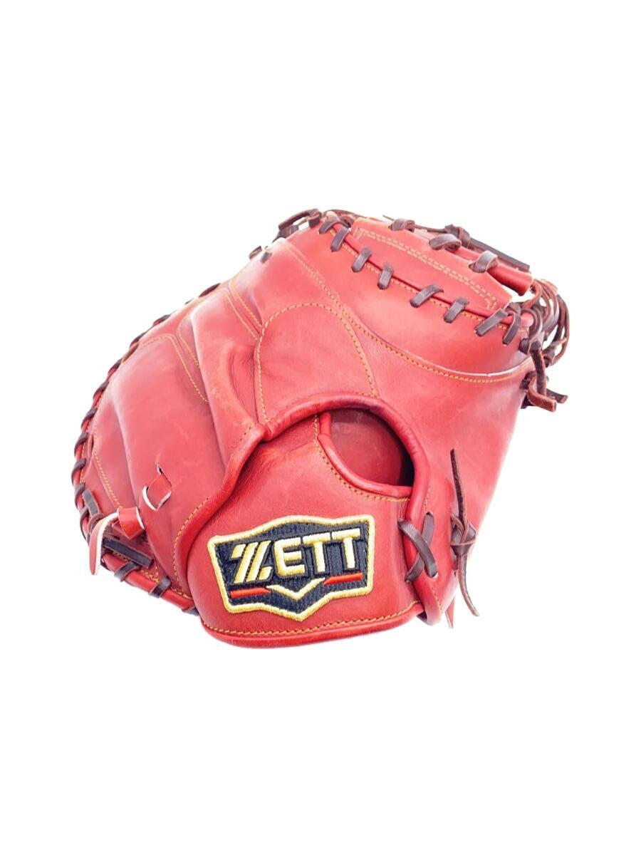 一流の品質 ZETT◆ZETT/キャッチャーミット/右利き用/RED/BPROCM820/PRIDE&SPIRIT PROSTATUS その他