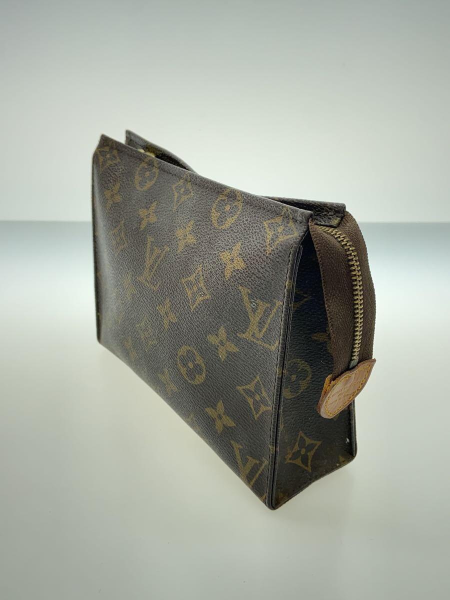 LOUIS VUITTON◆ポッシュ・トワレット19_モノグラム・キャンバス_BRW/PVC/BRW_画像2