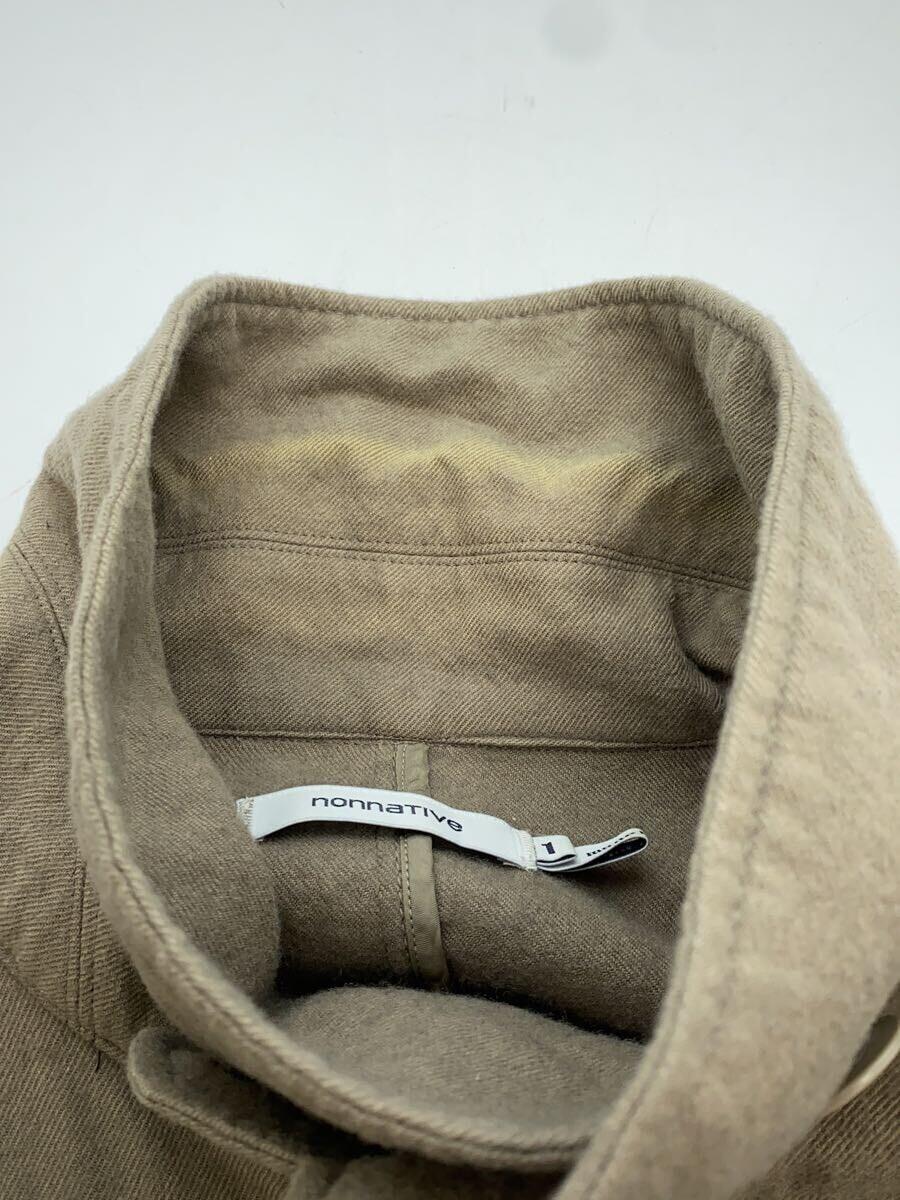 nonnative◆ステンカラーコート/1/コットン/ブラウン/無地/ドクターコート/_画像7