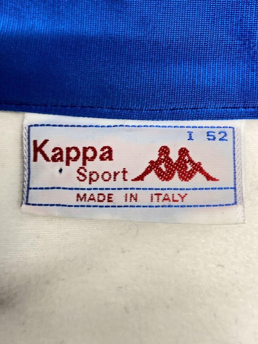 kappa◆トラックジャケット/ワッペン/ロゴ/MADE IN ITALY/52/ポリエステル/ホワイト/ブルー_画像3