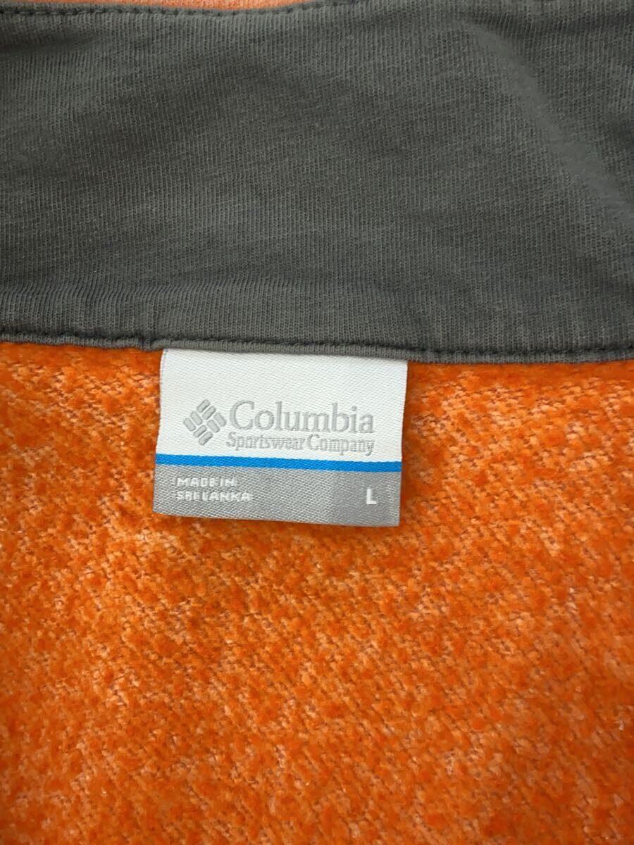 Columbia◆MountainII Half Zip Sweatshirt/ハーフジップスウェット/L/ORN/1411621_画像3
