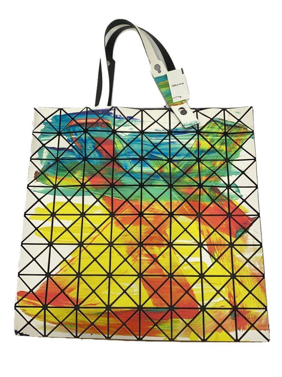 BAO BAO ISSEY MIYAKE◆トートバッグ/-/マルチカラー/BB71-AG812/PVCペイントハンドバッグ_画像1