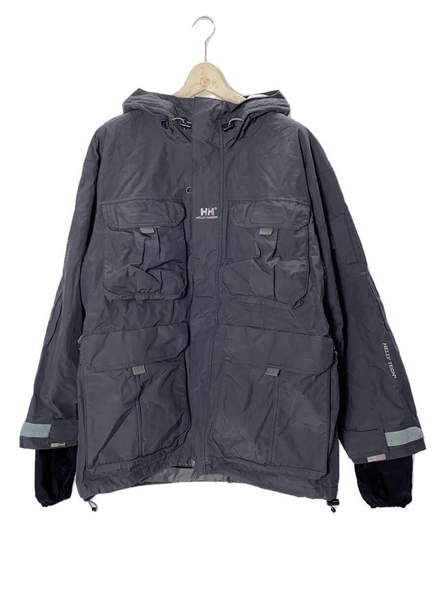 HELLY HANSEN◆スノーウェア/マウンテンパーカ/L/ナイロン/グレー/HS12515_画像1