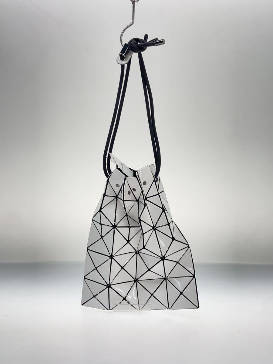 BAO BAO ISSEY MIYAKE◆ISSEY MIYAKE◆ハンドバッグ/PVC/ホワイト/無地/BB11-AG058_画像3