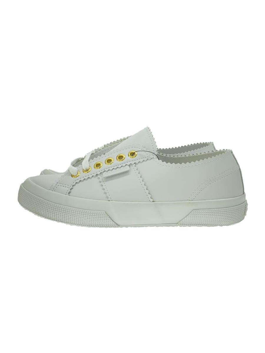 SUPERGA◆2750 WP LEATHER ZIG ZAG EDGES/39/WHT/3A2136GW//_画像1