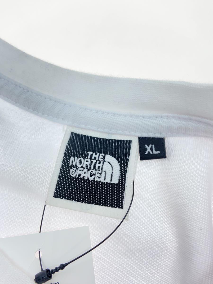 THE NORTH FACE◆Tシャツ/XL/コットン/WHT/ボーダー/NT31361//_画像3