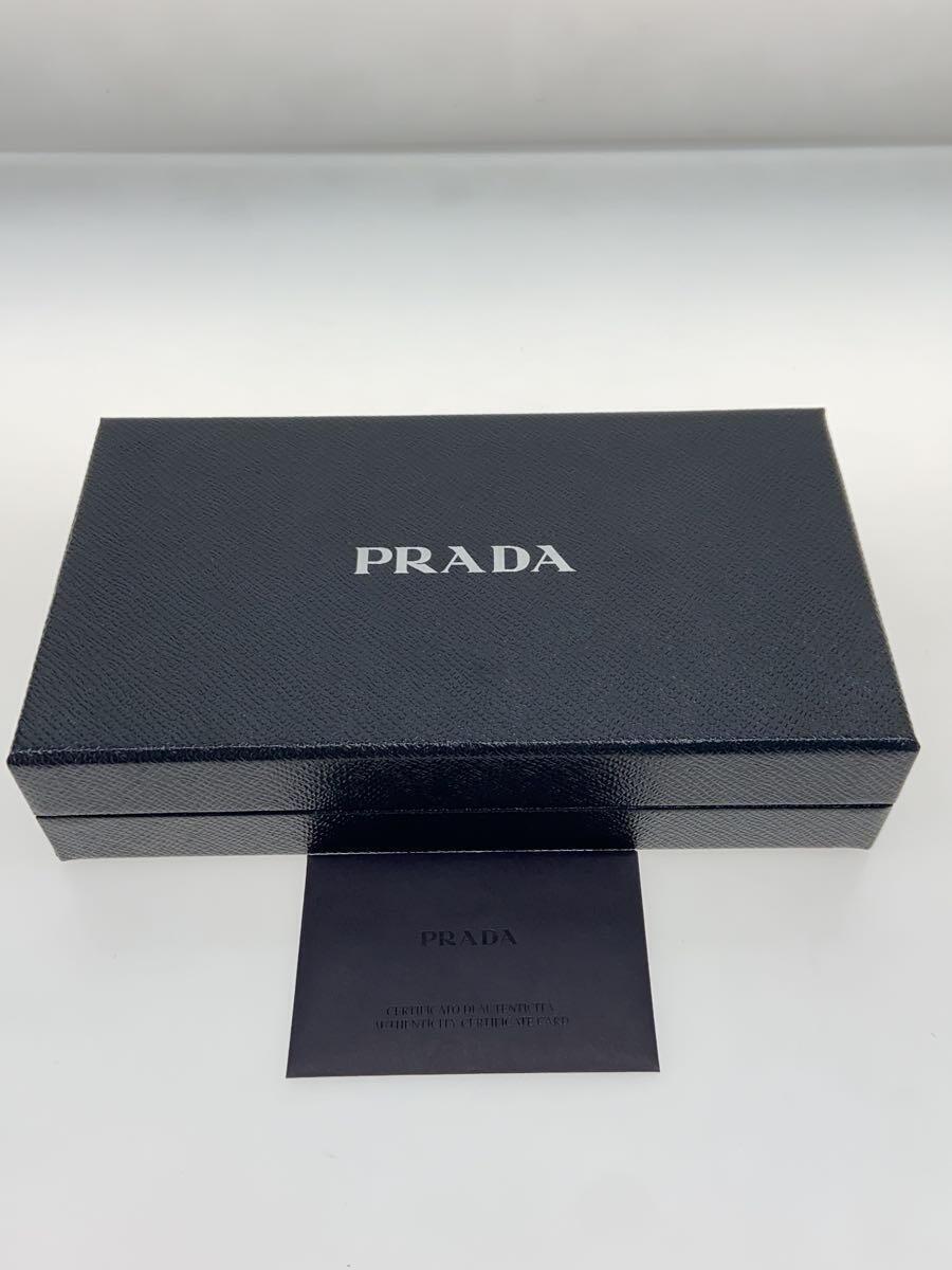 PRADA◆長財布/レザー/PNK/レディース/1M1132_画像9