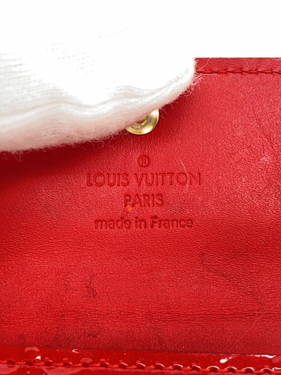 LOUIS VUITTON◆ミュルティクレ4_モノグラム・ヴェルニ_RED/エナメル/RED/レディース_画像3