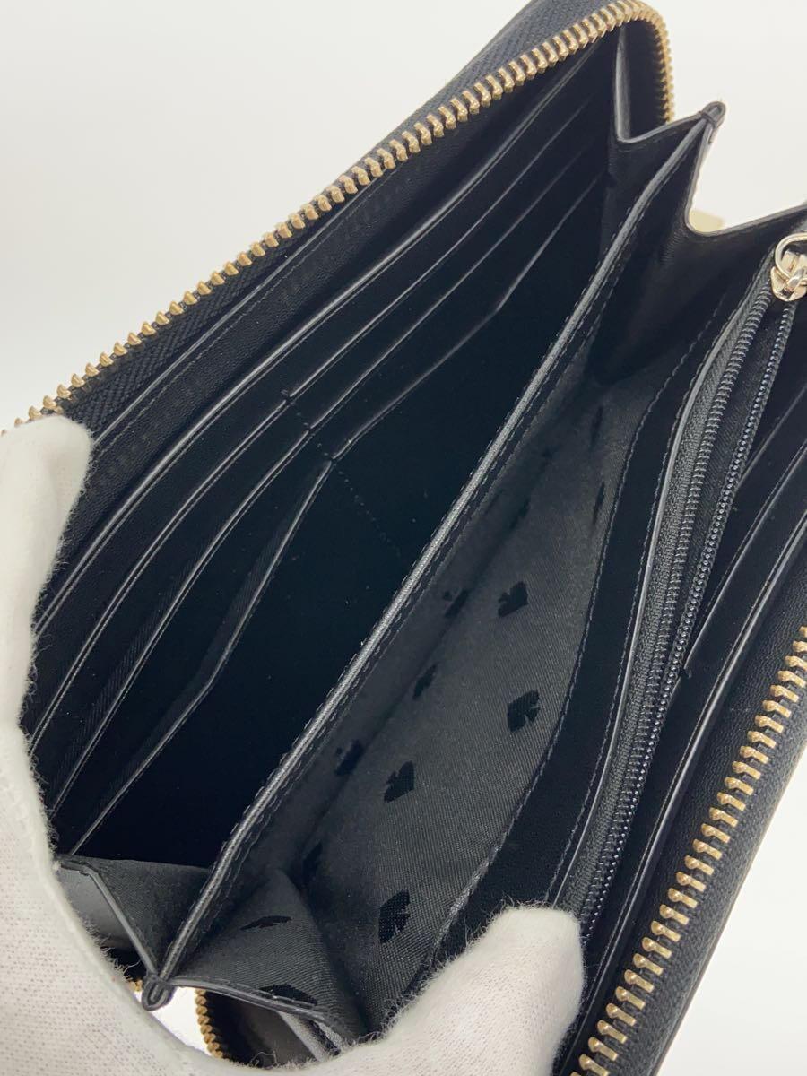 kate spade new york◆長財布/-/BLK/アニマル/レディース/WLR00130_画像6