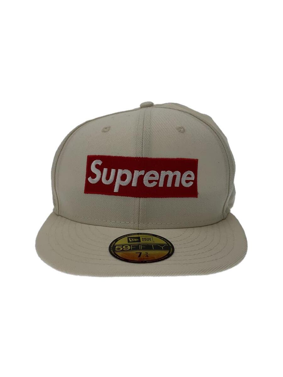 Supreme◆キャップ/7 3/4/コットン/WHT/無地/メンズ_画像1