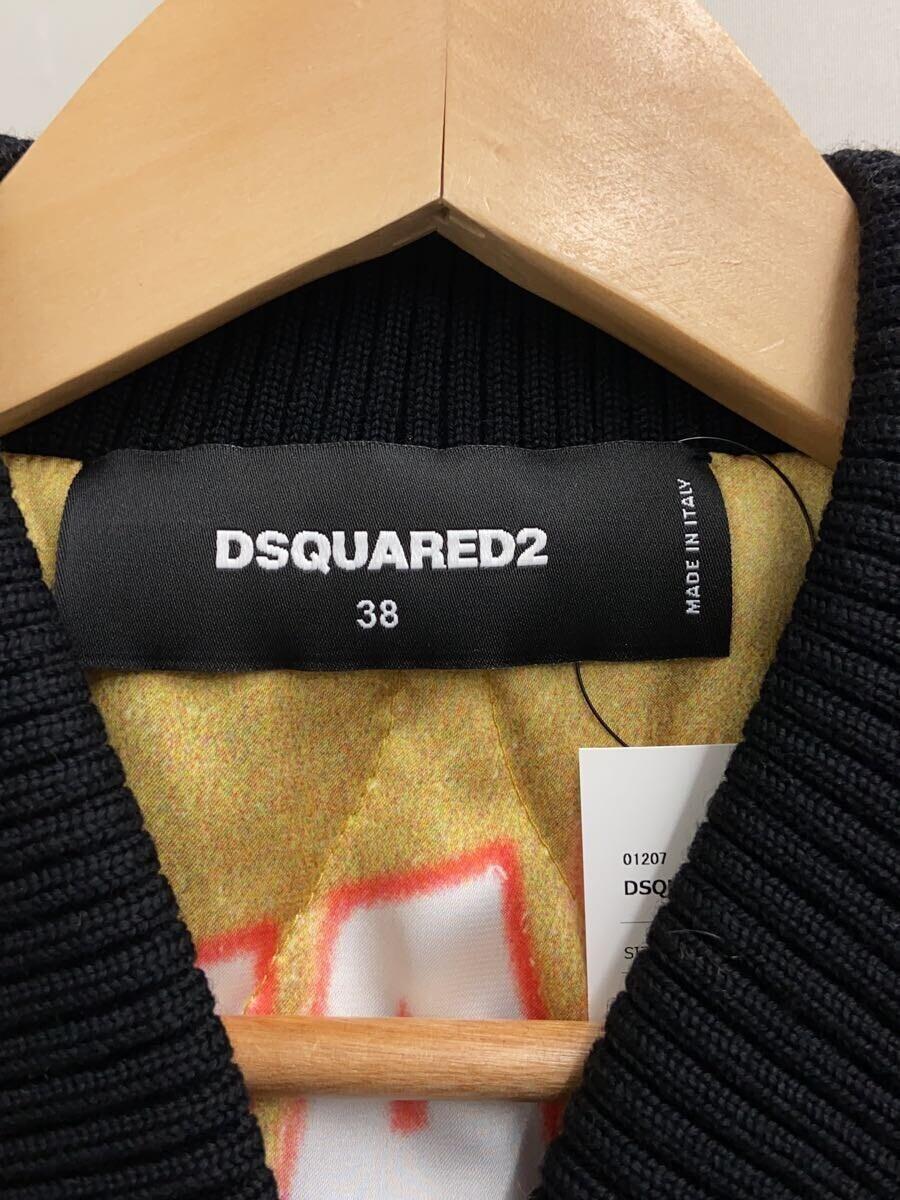 DSQUARED2◆ジャケット/38/ナイロン/ブラック/S75AM0900_画像3