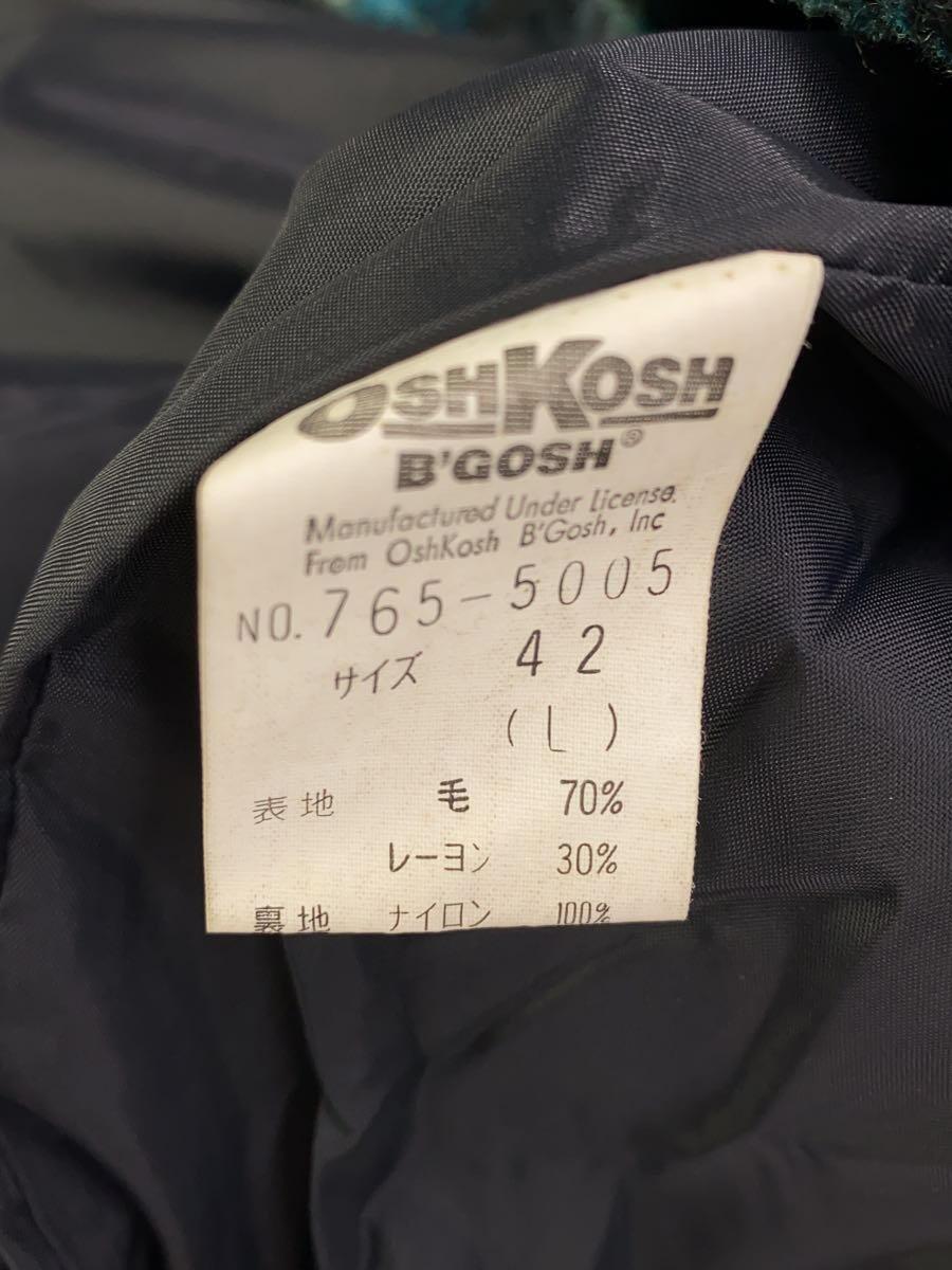 OshKosh B’Gosh◆ジャケット/L/ウール/BLU/オンブレCK/765-5005_画像4