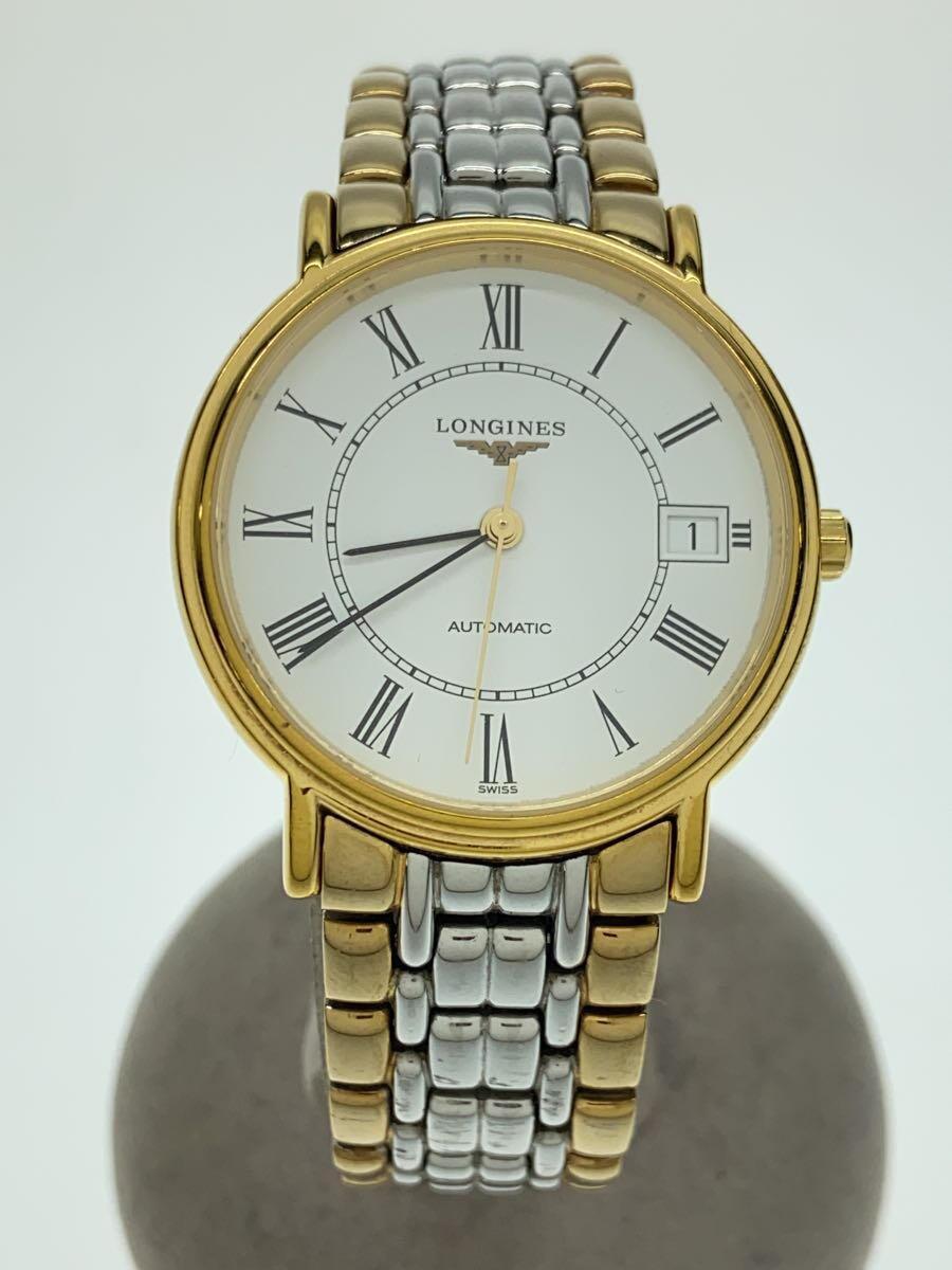 話題の行列 27166円 LONGINES◇自動巻腕時計/アナログ/ステンレス/WHT/SS/L4 その他