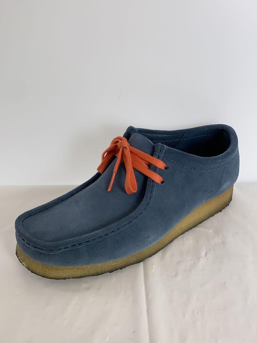 Clarks◆シューズ/26.5cm/NVY/スウェード/11826_画像1