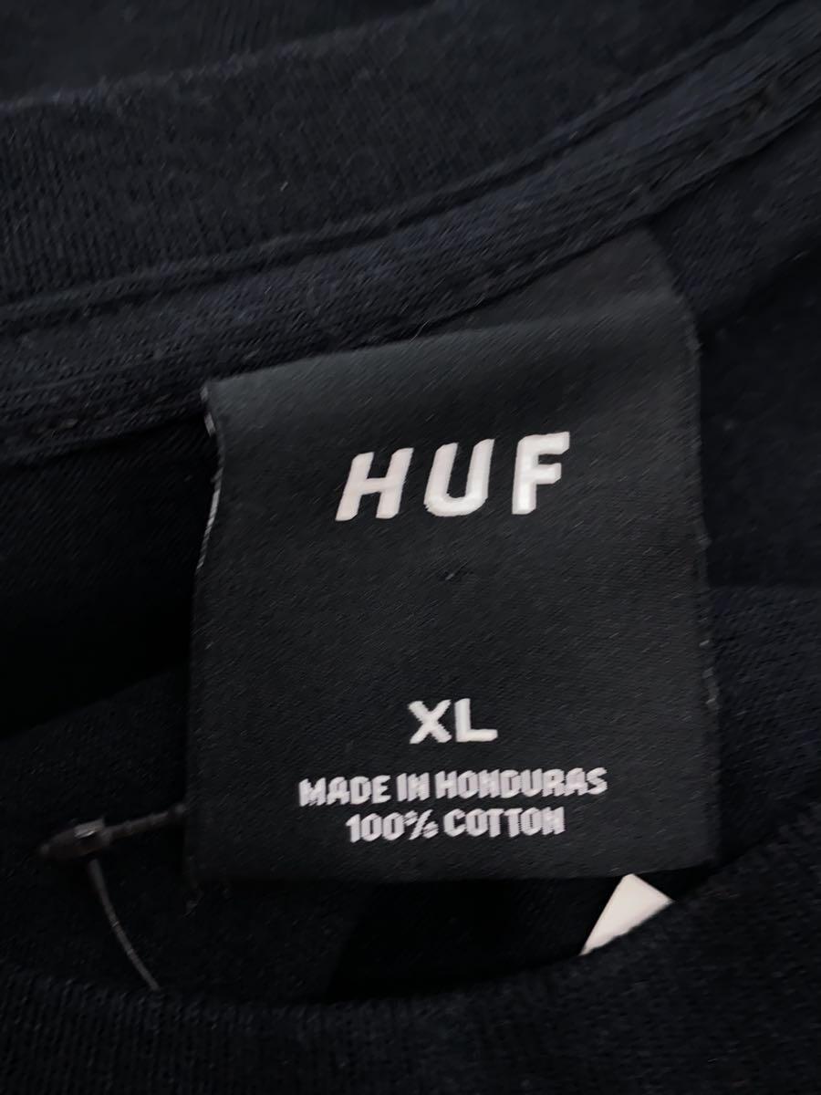 HUF◆Tシャツ/XL/コットン/BLK/プリント_画像3