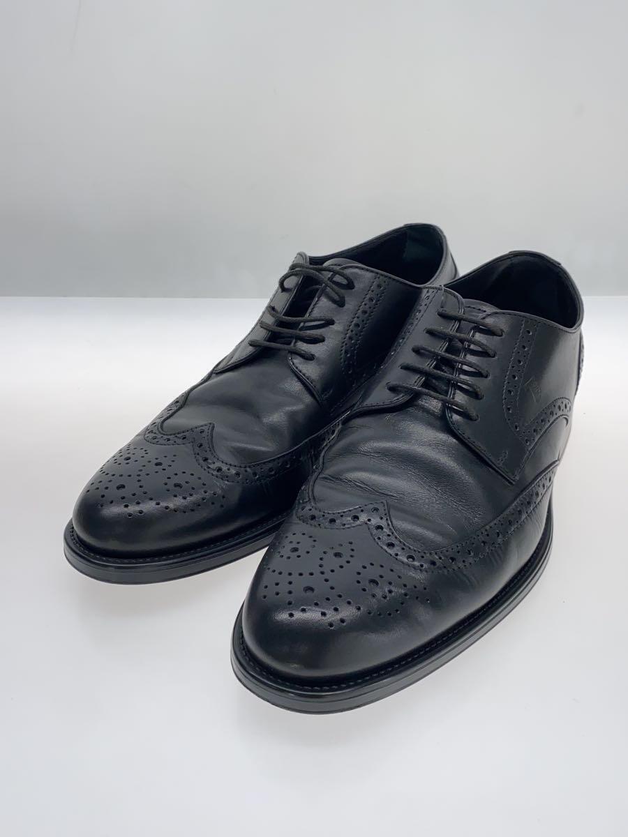 TOD’S◆ドレスシューズ/UK6/BLK/レザー_画像2