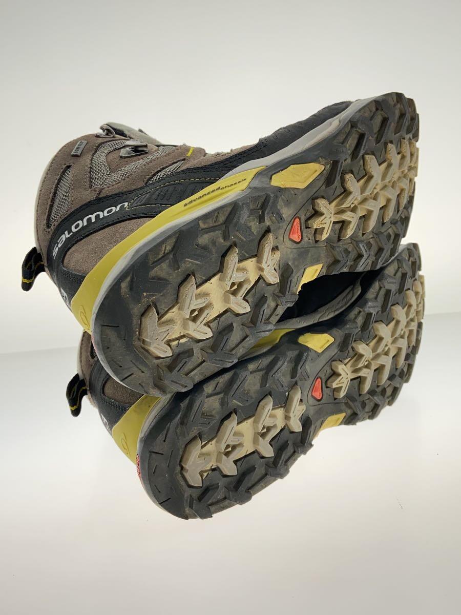 salomon◆トレッキングブーツ/27cm/BRW/スウェード/327278_画像4