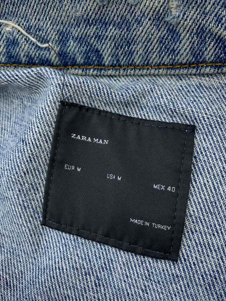 ZARA MAN◆デニムジャケット/Gジャン/M/コットン/IDG_画像3