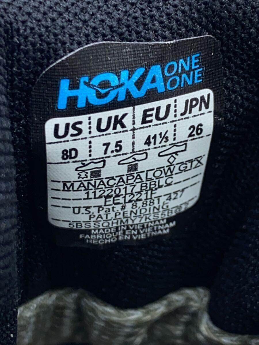 HOKA ONE ONE◆ローカットスニーカー/26cm/BLK/スウェード/FE1221F_画像5