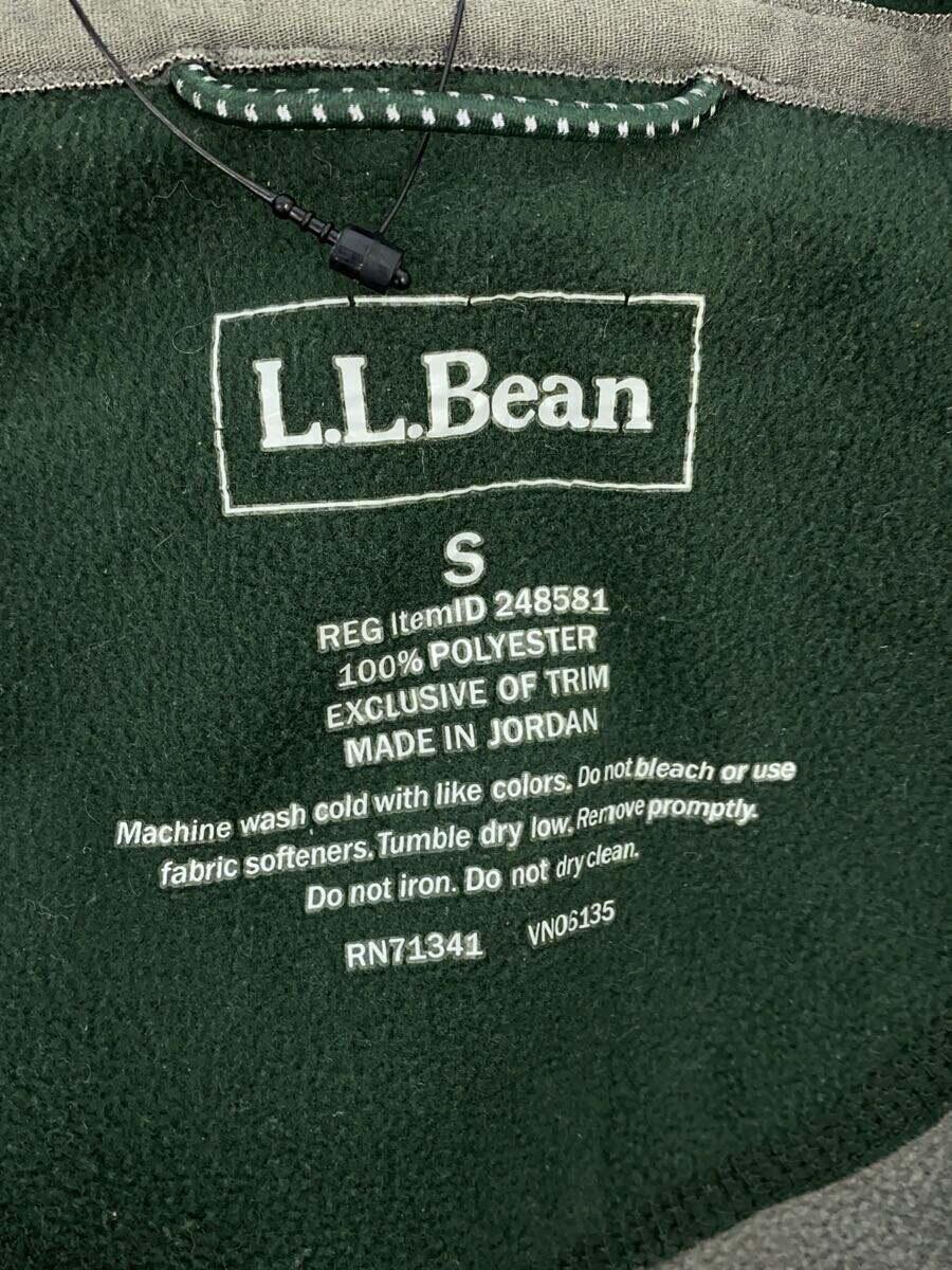 L.L.Bean◆フリースジャケット/S/ポリエステル/GRN_画像3