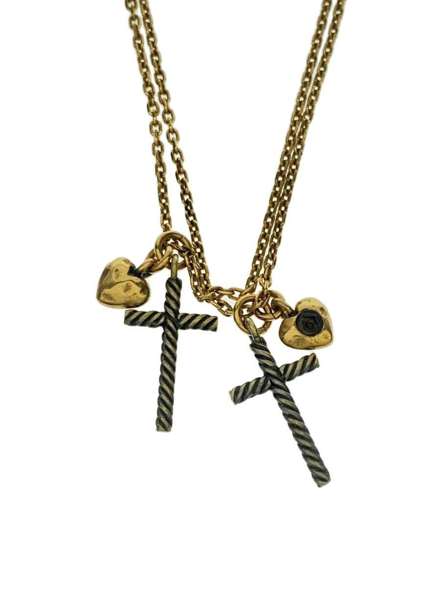 GUCCI◆ネックレス/-/GLD/トップ有/メンズ