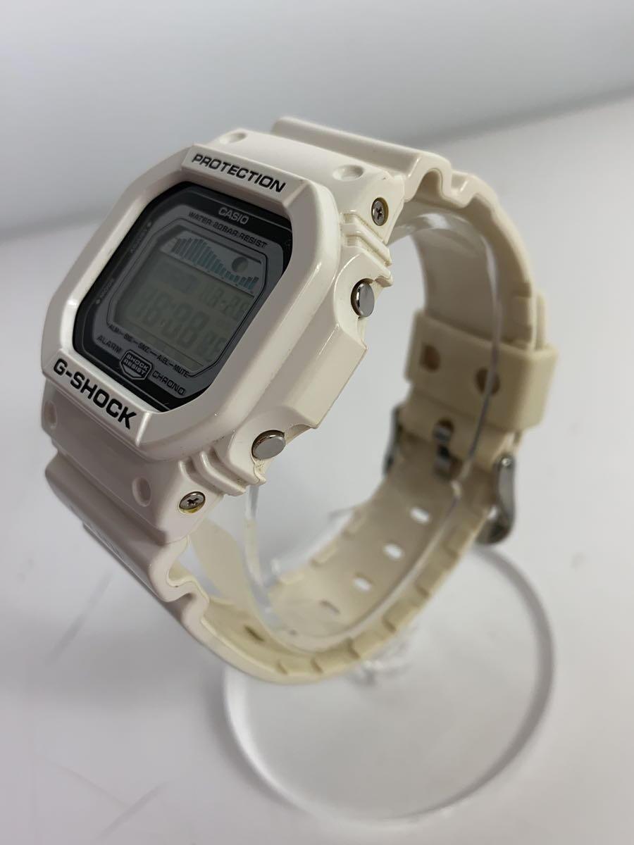 CASIO◆クォーツ腕時計・G-SHOCK/デジタル/WHT_画像2