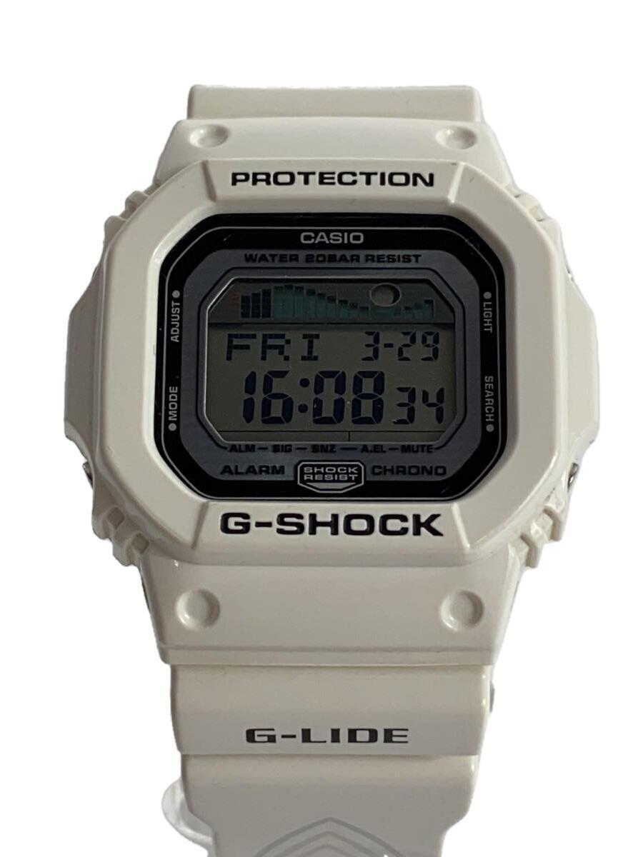 CASIO◆クォーツ腕時計・G-SHOCK/デジタル/WHT_画像1